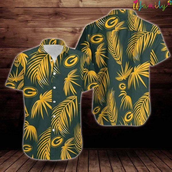 Green Bay Packers Flower Hawaiian Shirts