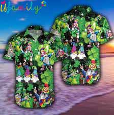 Hippie Saint Patricks Day Gifts Hawaiian Shirt