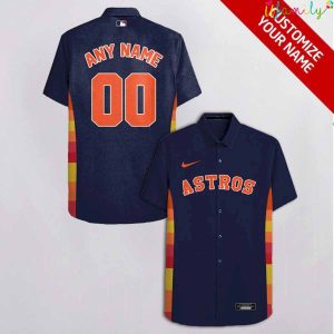 Houston Astros Custom Name Hawaiian Shirt