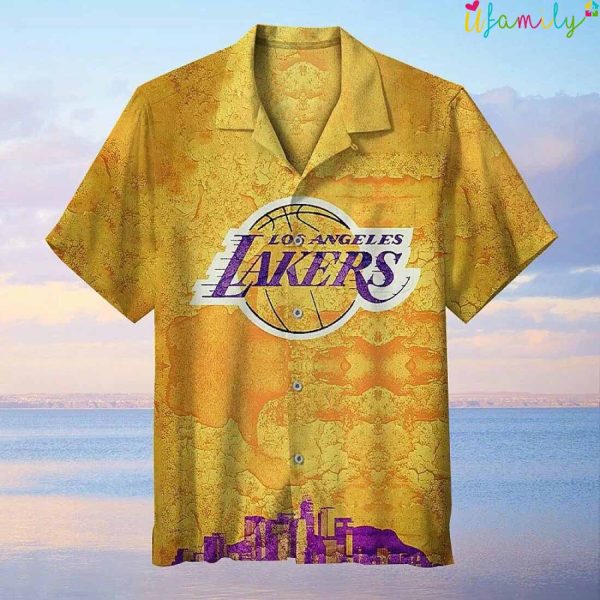 Los Angeles Lakers Vintage Hawaiian Shirt