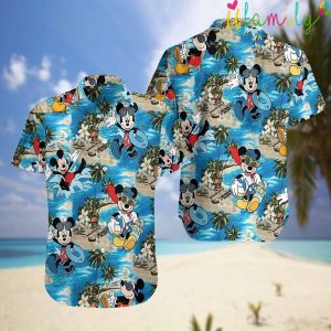 Mickey Minnie On Beach Hawaiian Shirt