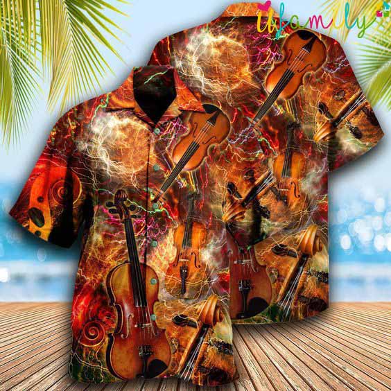 My Heart Will Go On Violin Sheet Music Hawaiian Shirt
