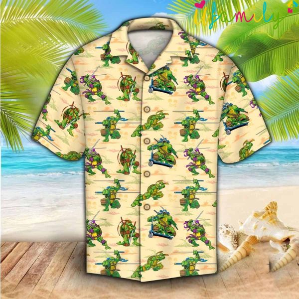 Ninja Turtles Tmnt Hawaiian Shirt