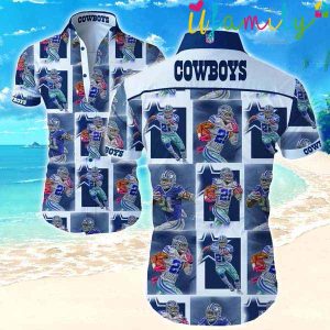 Number 21 Legend Dallas Cowboys Hawaiian Shirts