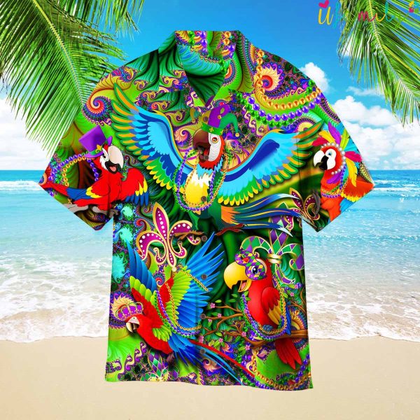 Parrot Bay Rum Hawaiian Shirt