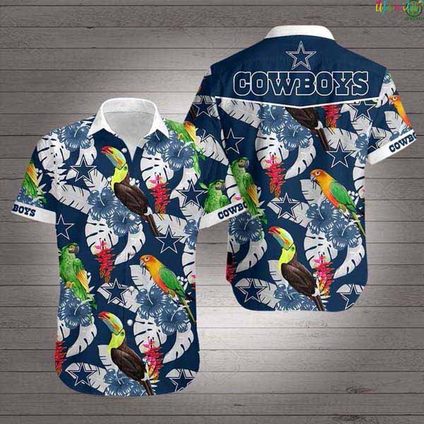 Parrots And Toucans Dallas Cowboys Hawaiian Shirt