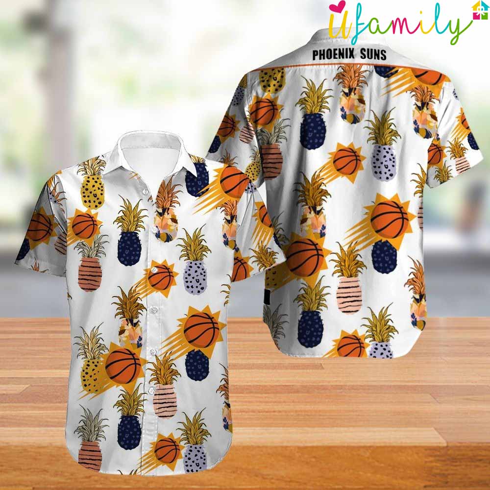 Pineapple Phoenix Suns Hawaiian Shirt