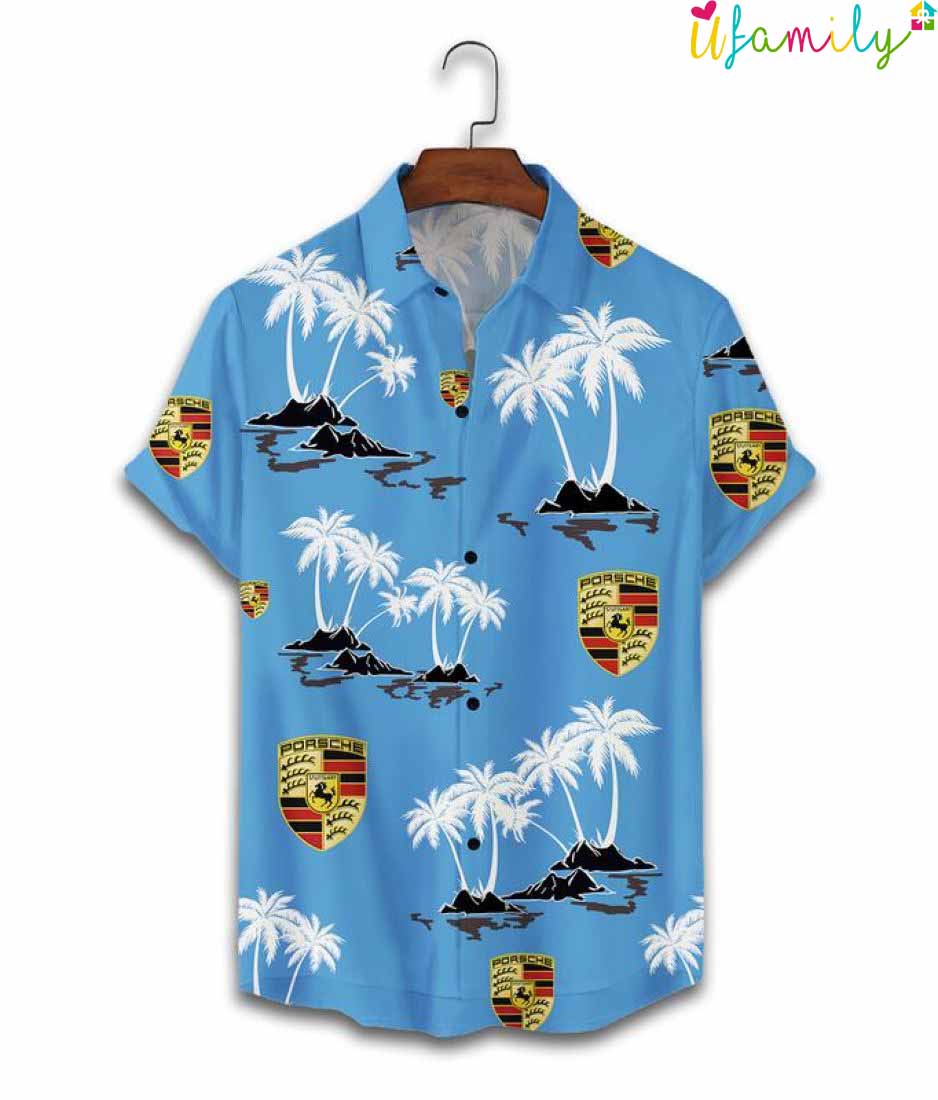Porsche 2023 Palm Hawaiian Shirt