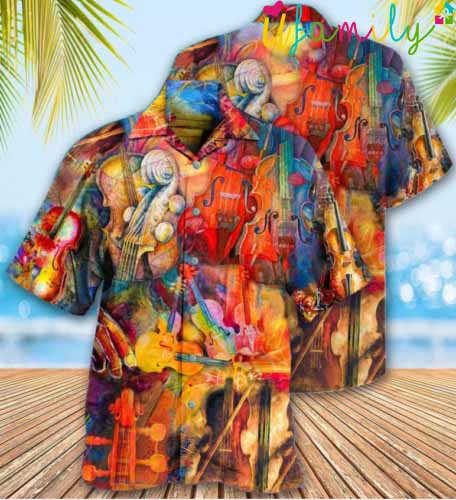 Song It Is Well With My Soul Violin Hawaiian Shirt