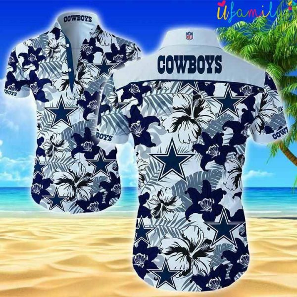 Star Dallas Cowboys Hawaiian Shirt