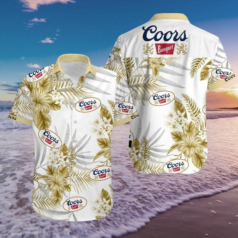 Summer Coors Banquet Beer Hawaiian Shirt