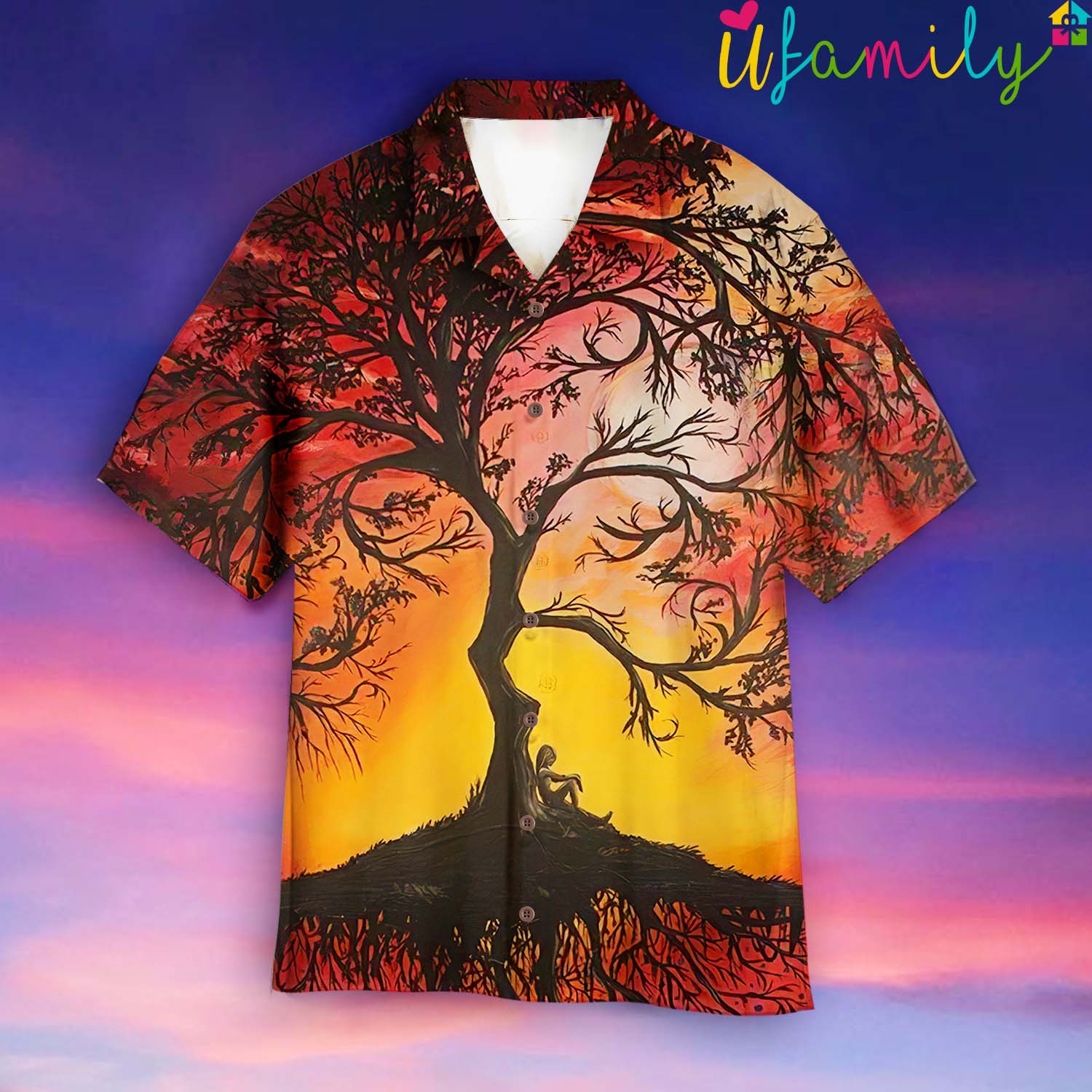 Tree Of Life Ring Hawaiian Shirt