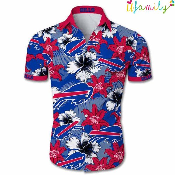 Tropical Flower Buffalo Bills Hawaiian Shirt