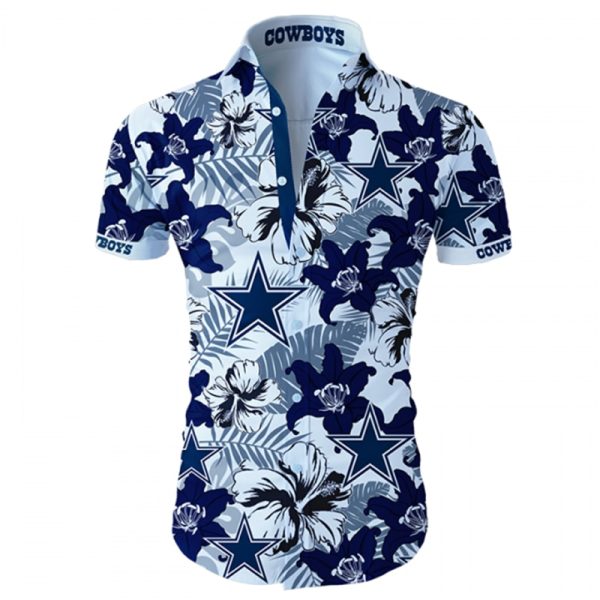 Tropical Flower Dallas Cowboys Hawaiian Shirt 2023