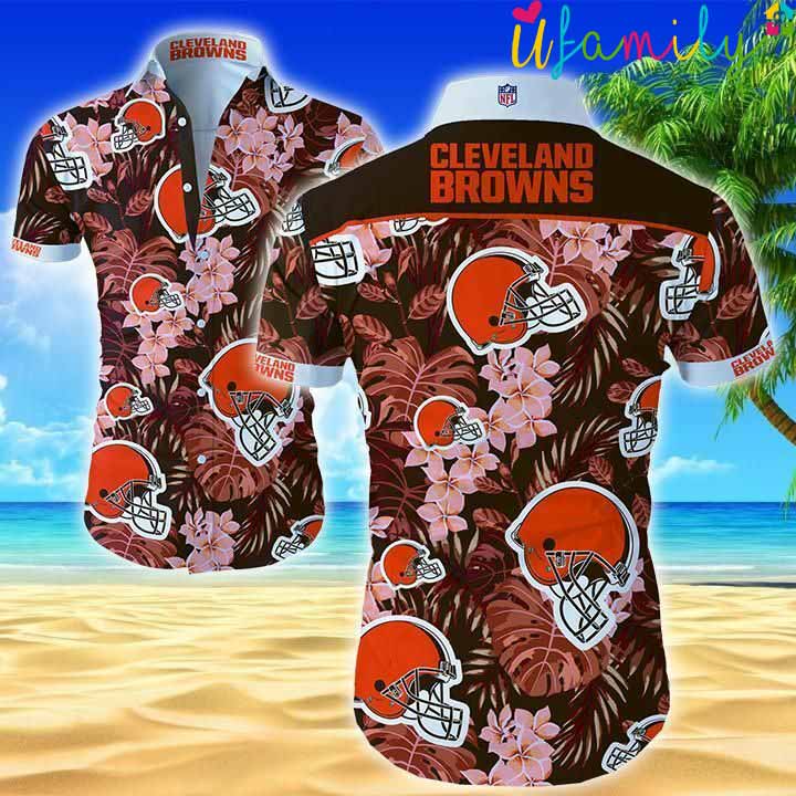 Cleveland Browns Tropical Forest Hawaiian Shirt