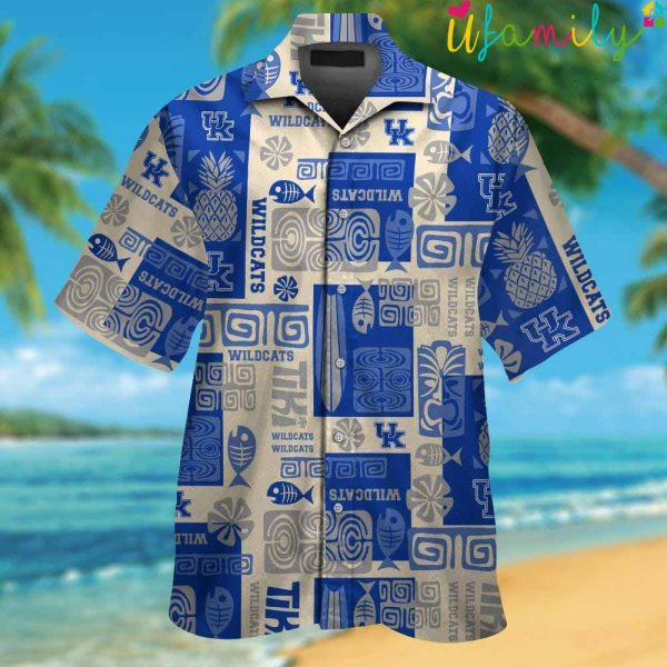 Wild Cast Kentucky Branded Hawaiian Shirt