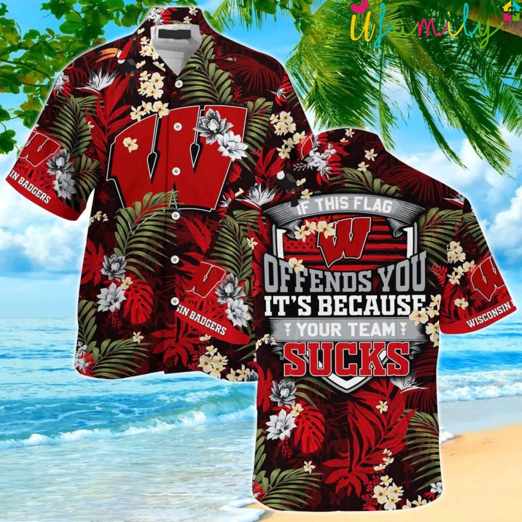 Badgers Hawaiian Shirt