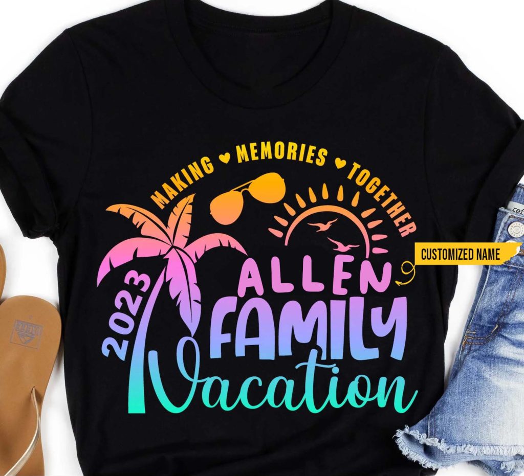 Make Memories Together with the Allen Family Vacation 2023 Shirt | Buy Now