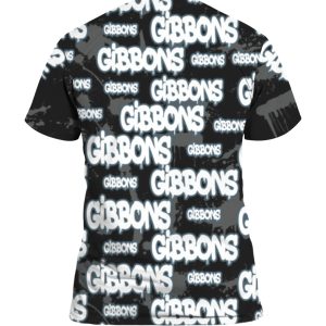 Custom Name Gibbons Grey T shirt 2
