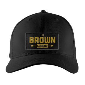 Brown Legend Embroidered Hat 1