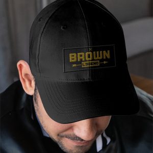 Brown Legend Embroidered Hat 2