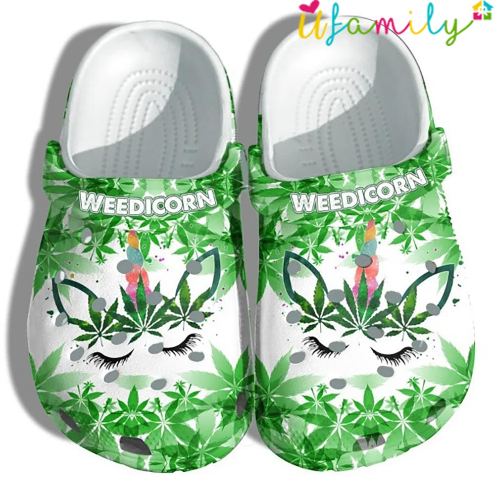 Weedicorn Cannabis Crocs