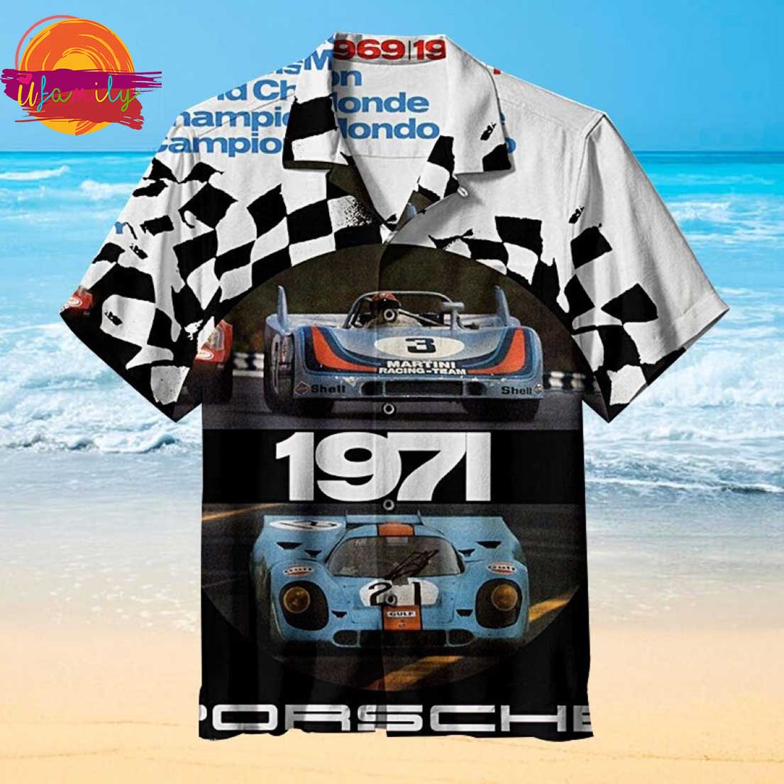 1971 Drag Racing Hawaiian Shirt