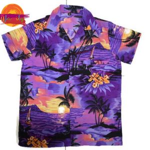 1980s For Holiday Party Tropical Aloha Hawaiian Shirt