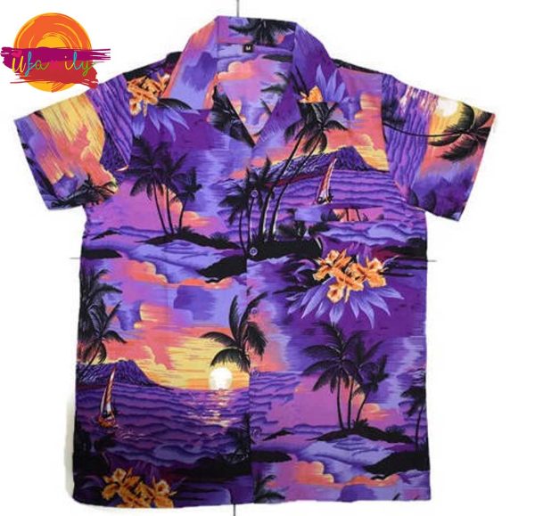 1980s For Holiday Party Tropical Aloha Hawaiian Shirt