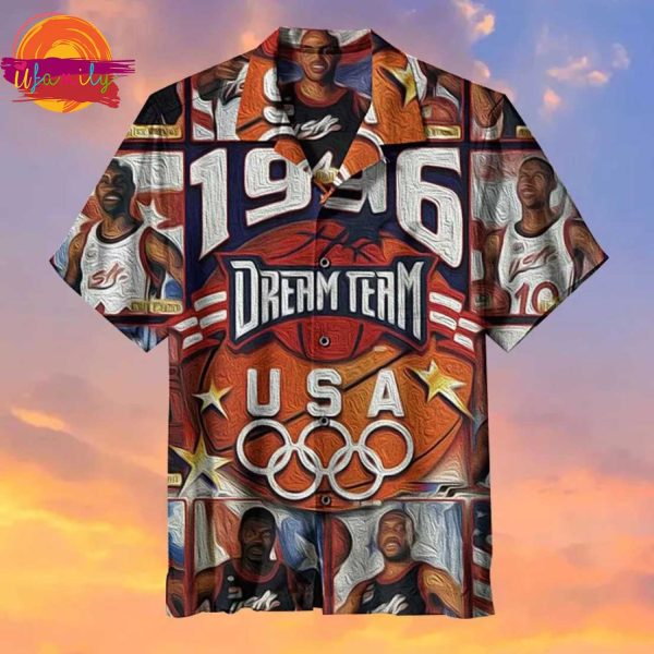 1996 American  Dream Team Hawaiian Shirt