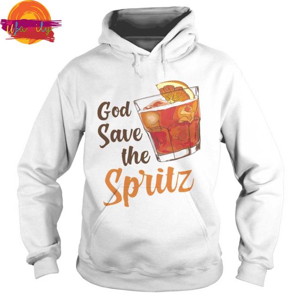 Cocktail God Save The Spritz T Shirt, CocktailGod