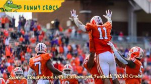 Score A Touchdown With Customized Football NCAA Crocs