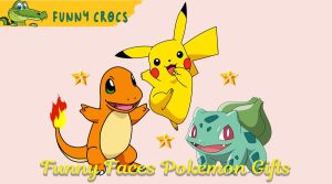 Pokemon Crocs: Funny Faces Pokemon Gifts
