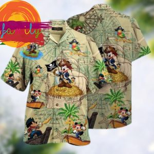 3D Mickey Christmas Gift Merry Xmas Hawaiian Shirts For Men