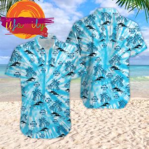 3D Tie Dye Litmus Busch Light Bud Unisex Hawaiian Shirts For Men