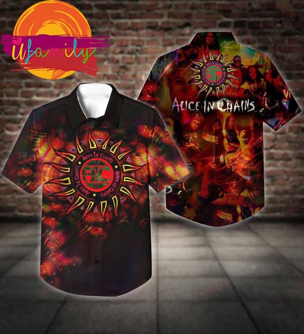 Alice In Chains Rock Hawaiian Shirts For Men