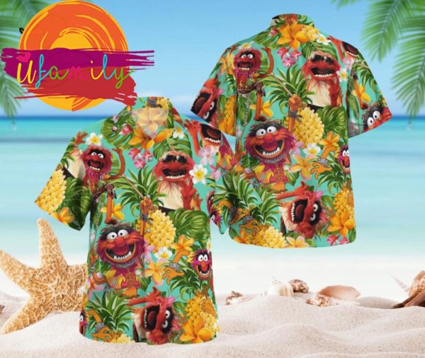 Animal Muppet Mens Hawaiian Shirts
