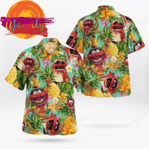 Animal Muppet Summer Trip Mens Hawaiian Shirts