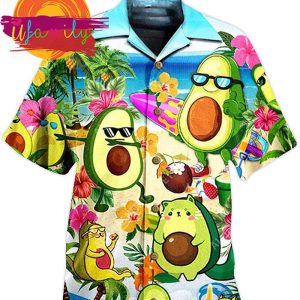 Avocado Mens Hawaiian Shirts