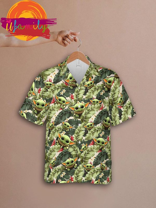 Baby Yoda Star Wars Unisex Mens Hawaiian Shirts