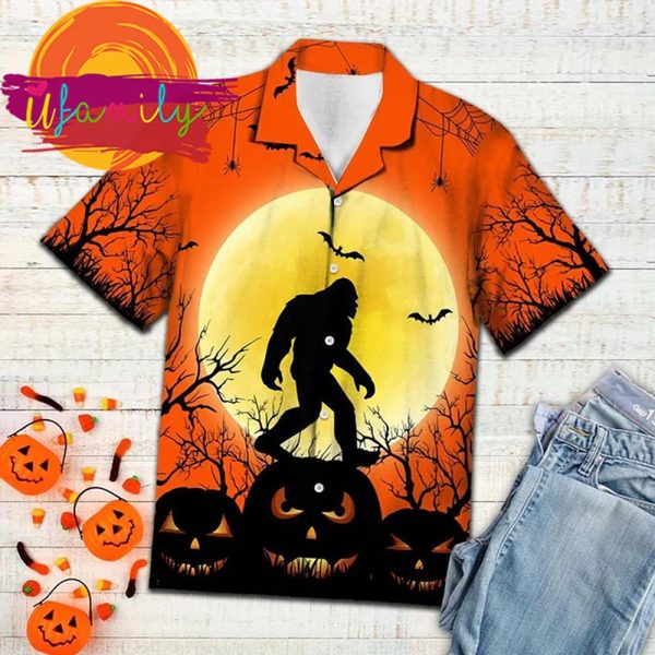 Bigfoot Halloween Hawaii Shirts