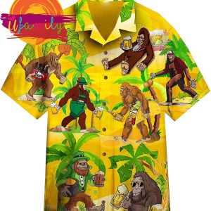 Bigfoot Sasquatch Lovers Hawaii Shirts