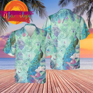 Blue Peacock Summer Vacation Trending Hawaii Shirts