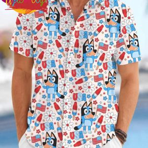 Bluey 4Th Of July Independence Day Hawaii Shirts 1