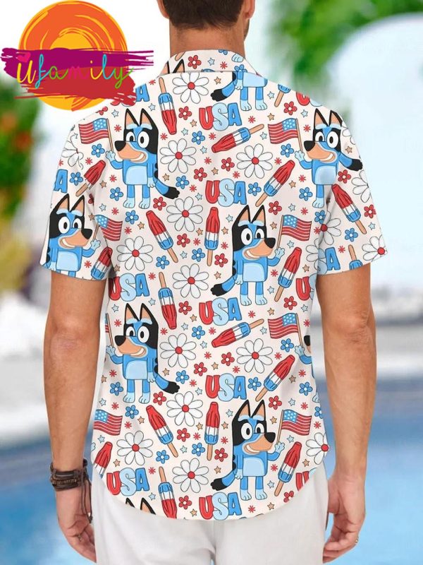 Bluey 4Th Of July Independence Day Hawaii Shirts