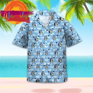 Bluey Mum Family Characters Hawaii Shirts