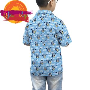 Bluey Mum Family Characters Hawaii Shirts 4