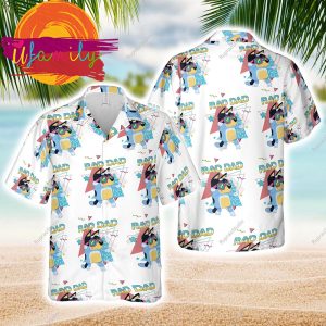 Bluey Rad Dad Kid Hawaii Shirts