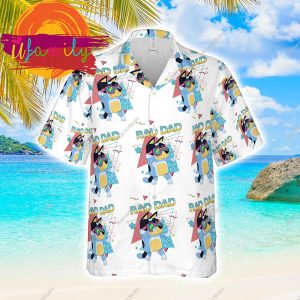 Bluey Rad Dad Kid Hawaii Shirts 2