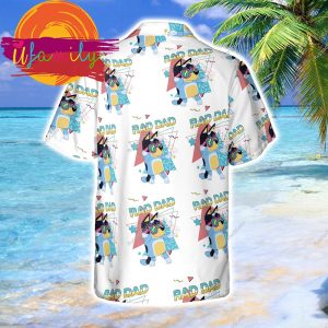 Bluey Rad Dad Kid Hawaii Shirts 3